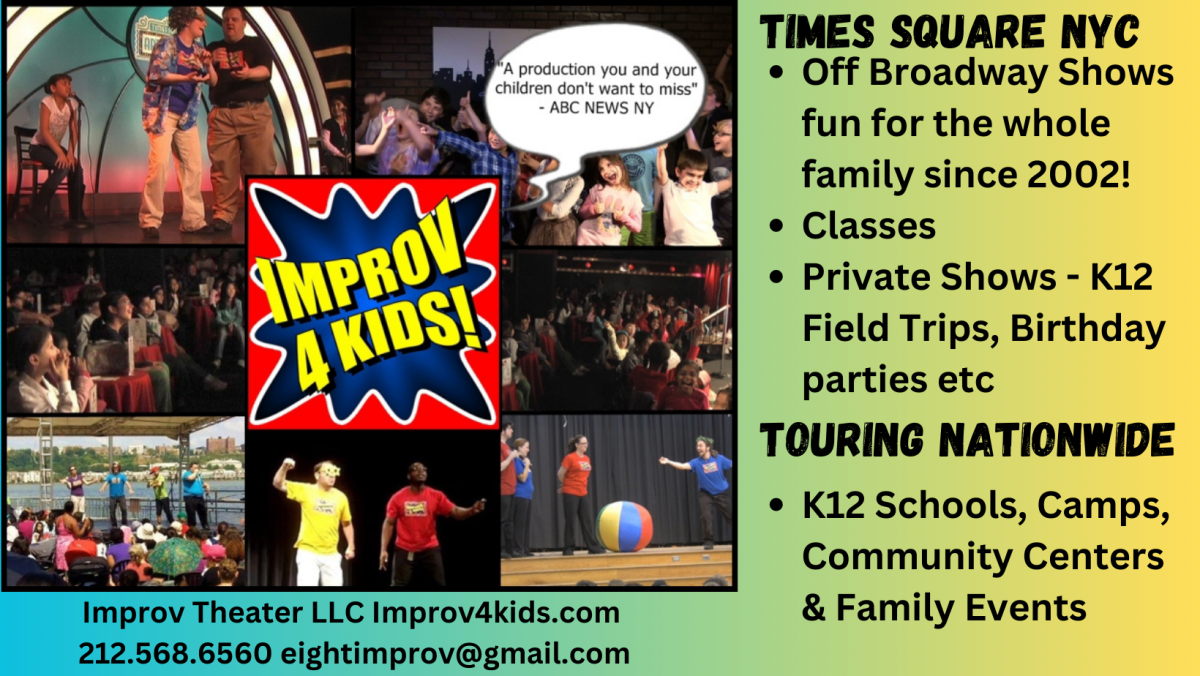 THE COMPLETE IMPROV 4 KIDS PROGRAM Touring k12 Schools, Camps Community ...